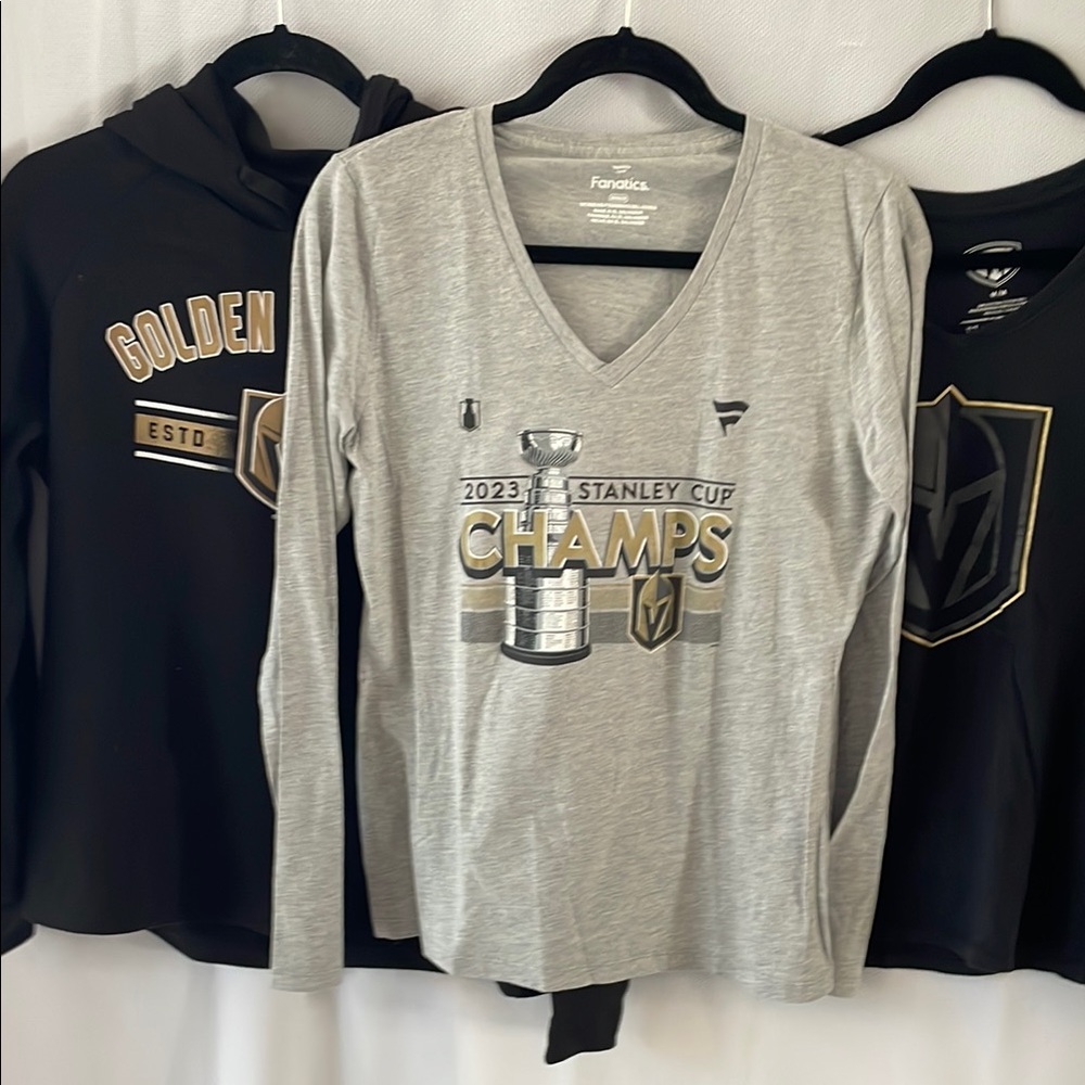 3 Las Vegas Golden Knights shirts